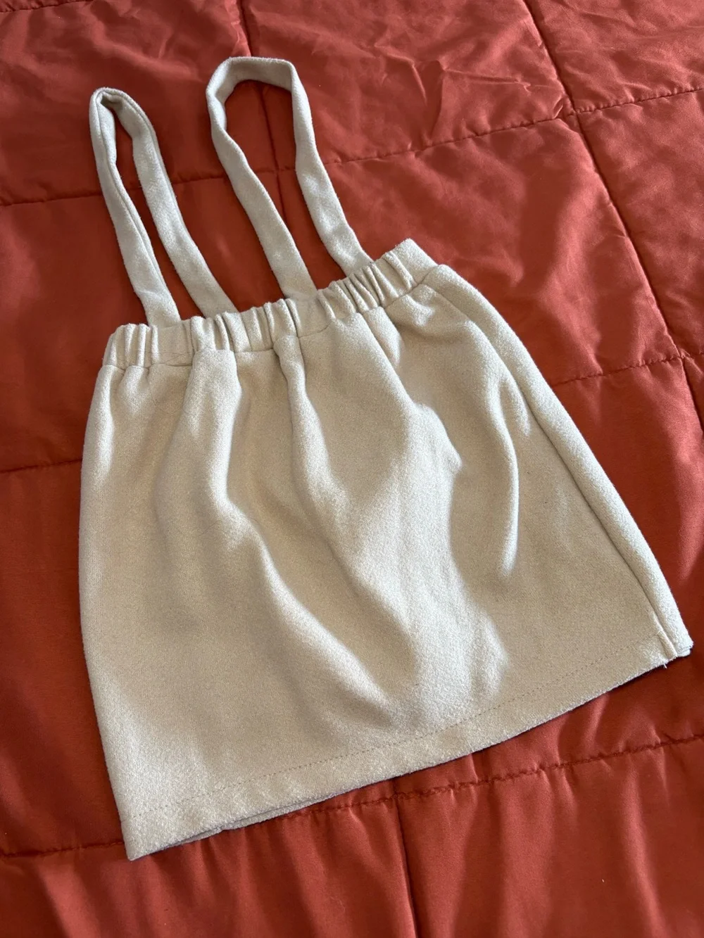 ✨Girls Warm Wool Like Button Skirt Overalls✨